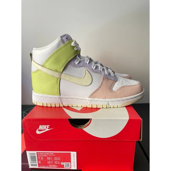 Nike Women's Dunk High - Multicolor / White - Picture 1 of 7